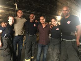 Station 19 - bts with Danielle Savre, Elimu Nelson, Jason George, Ramon De Ocampo, Jaina Lee Ortiz and Boris Kodjoe