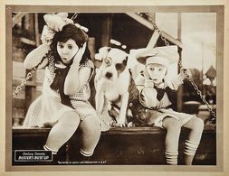 Arthur Trimble, Doreen Turner, and Pete the Dog in Buster's Bust-Up (1925)