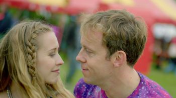 Alexander Perkins and Edyta Budnik in Happy Birthday, Toby Simpson (2017)