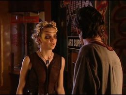 Beth Allen and Dwayne Cameron in The Tribe (1999)