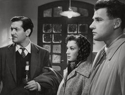 Ferdinand Anton, Alberto Closas, and Mirella Uberti in Todos somos necesarios (1956)