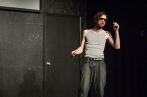 On stage at UCB Sunset