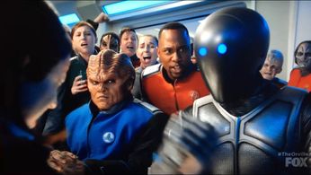 Peter Macon, J. Lee, Mark Jackson, and Aimee La Joie in The Orville (2017)