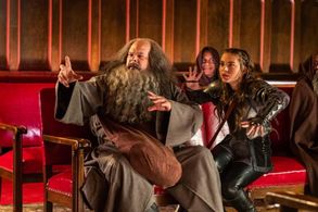 Joel McCrary and Caitlin Carmichael in Dwight in Shining Armor: Invincible (2019)