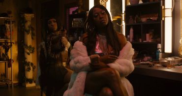 Christine Horn and Taylor Polidore in Snowfall (2017)