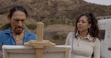 Danny Trejo and Chelsea Javier