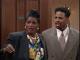 Anna Maria Horsford and Shawn Wayans in The Wayans Bros. (1995)