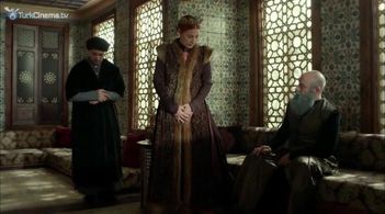 Halit Ergenç, Vahide Perçin, and Selim Bayraktar in The Magnificent Century (2011)