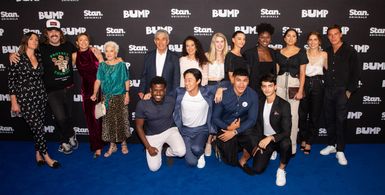 Cast photo from the 'Bump' world premiere. Sydney, Australia.