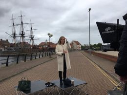 Mary Nightingale in ITV Evening News (1999)