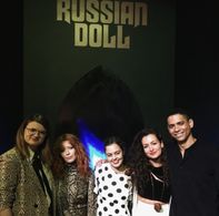 Deborah Dominguez and Russian Doll Cast and Producer at FYI Event, 2019