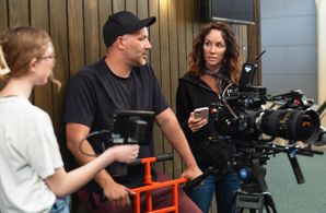 Tiffany McDonald and Brett Bentman in Missing Persons (2022)