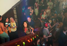 Tom Ellis and Merren McMahon in Lucifer (2016)