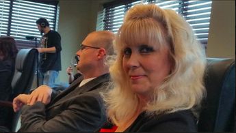 Helen Darras, May 9th, 2015, working on the movie set of 