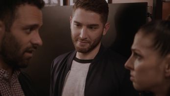 Shoshannah Stern, Aaron Costa Ganis, and Joshua Feldman in Fridays (2017)