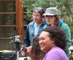 Ivana Massetti shooting footage for 