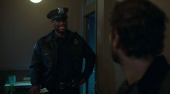 Tony J Black as Officer Miller in Sting