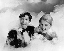 Corinne Cole and Steve Franken in The Party (1968)