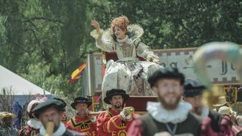 As Queen Elizabeth in AMERICAN PRINCESS (Lifetime)