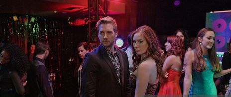 (L-R) Ryan Hansen and Jessica Blair Herman - 