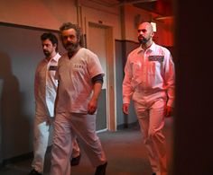 Michael Sheen, Christian Borle, and Armando Acevedo