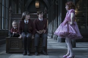 Malina Pauli Weissman, Kitana Turnbull, Louis Hynes, and Presley Smith in A Series of Unfortunate Events (2017)