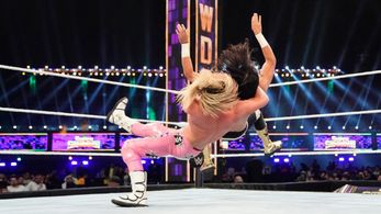 Mansoor Al-Shehail and Nic Nemeth in WWE Super Show-Down (2020)