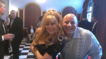 Me with Charo at an LGBT event