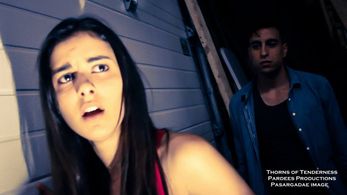 Fereshteh Samimi on the set of Thorns of Tenderness