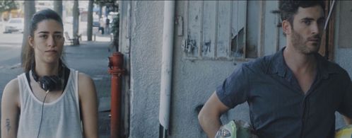 Rachel Yaron and Udi Persi in Grey Zone (2020)