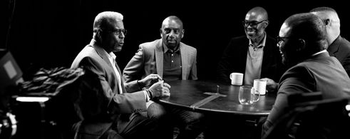Chad Jackson, Jesse Lee Peterson, Allen West, Anthony Brian Logan, and Brandon Tatum in Uncle Tom II: An American Odysse