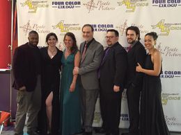 Red carpet premiere for FOUR COLOR EULOGY - Reggie Reese, Taylor Pietz, Amy Loui, John Contini, Nicholas J. Hearne, Jaso