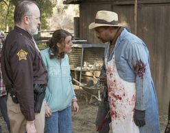 Jim Beaver, Mykelti Williamson, and Abby Miller in Justified (2010)