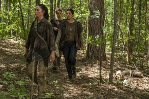 Nicole Barré, Alanna Masterson, and Briana Venskus in The Walking Dead (2010)