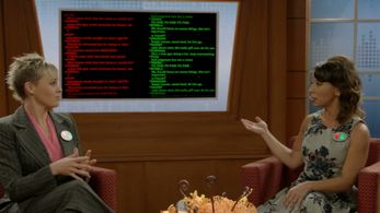 Still of Kimberly Fox and Anne Judson-Yager in The Orville and Majority Rule.