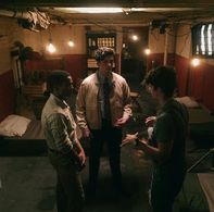 On set of Seeking Shelter (2017)