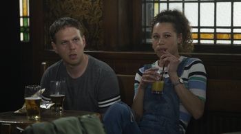 Thomas Coombes and Remmie Milner in Save Me (2018)