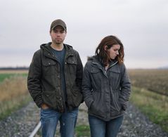 Kristian Hodko and Katie Breier in Anywhere But Here