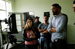 Corey Deshon on the set of To Police (2015)