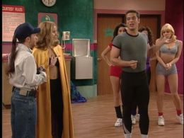 Christina Applegate, David Faustino, Lisa Arturo, Melissa De Sousa, John Carlos Frey, and Veronica De La Cruz in Married