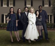 Anne Heche, Heather Burns, Michael Landes, Lamman Rucker, Alexandra Breckenridge, Tom Waring, and Madison Davenport in S