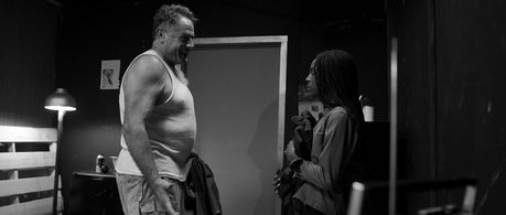 Nick Young and Alexandra Slade in Friend of the World (2020)