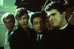 Miroslaw Baka, Jan Frycz, and Piotr Siwkiewicz in Obywatel swiata (1991)