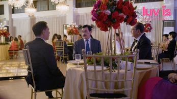 Gino Ilustre, Ariel Ureta, and Audie Gemora in Luv Is: Caught in His Arms (2023)