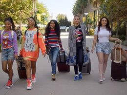 Chloe Bailey, Emily Arlook, Halle Bailey, Francia Raisa, and Yara Shahidi in Grown-ish (2018)