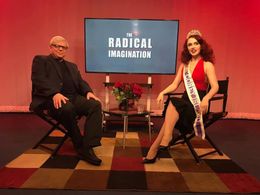 Pearls Daily and Jim Vrettos on set for 