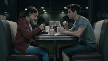 Sophie Desmarais and Jean-Sébastien Courchesne in Sarah Prefers to Run (2013)