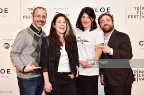 2018 Tribeca Film Festival Awards Ceremony NEW YORK, NY - APRIL 26: (L-R) Basil Tsiokos, Linda Goldstein Knowlton, Dava 