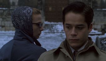 Victoria Abril and Jorge Sanz in Lovers: A True Story (1991)