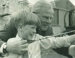 Fight Director and champion archer GABRIEL TOYNE having shot the opening title arrow on 